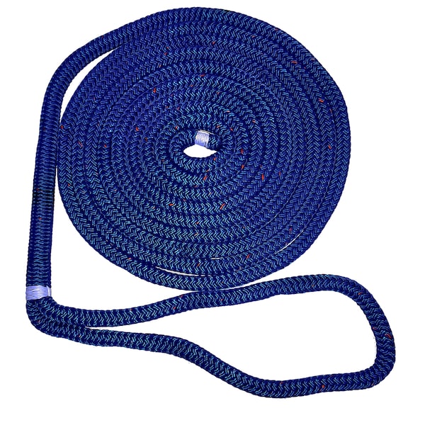 New England Ropes 1/2" X 25' Nylon Double Braid Dock Line C5053-16-00025 - main